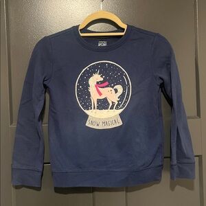 Girls Glitter Sweatshirt